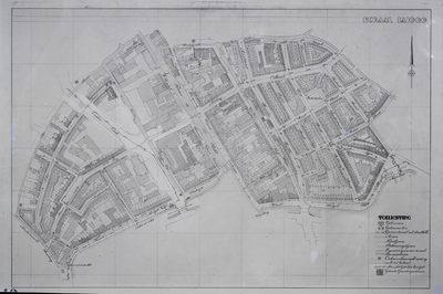 853541 Plattegrond van een deel van de stad Utrecht (het gebied tussen de Amsterdamsestraatweg/ Otterstroom/ (Nieuwe) ...